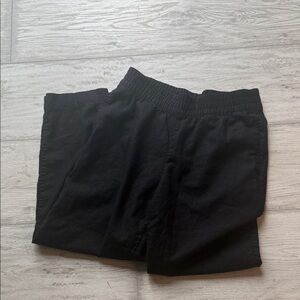 Black linen pants